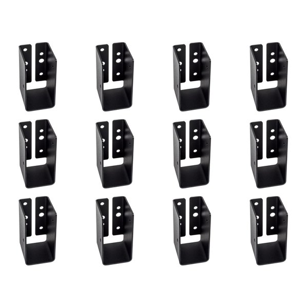 Simpson Strong-Tie Simpson Strong Tie APLH24 Outdoor Accents ZMAX, Black Light Joist Hanger for 2x4, 12PK APLH24-12